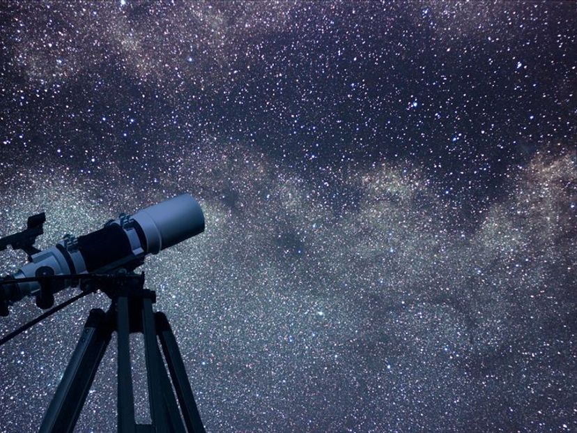 Watching the stars in the Atacama Desert, Antofagasta region, Chile