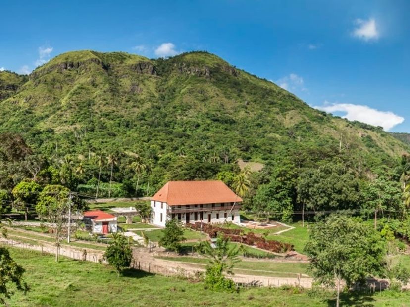 Ruins of the Fraternidad coffee plantation, Santiago de Cuba, Cuba.