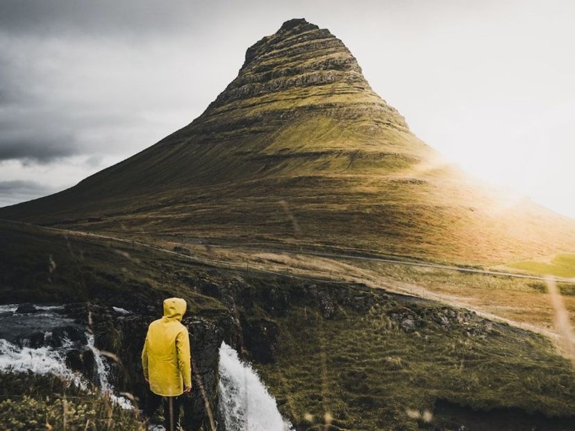 Kirkjufell mountain panoramic view, Snæfellsnes Peninsula, Iceland.