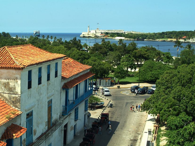 Los Tres Reyes del Morro fortress and the entrance of Havana bay