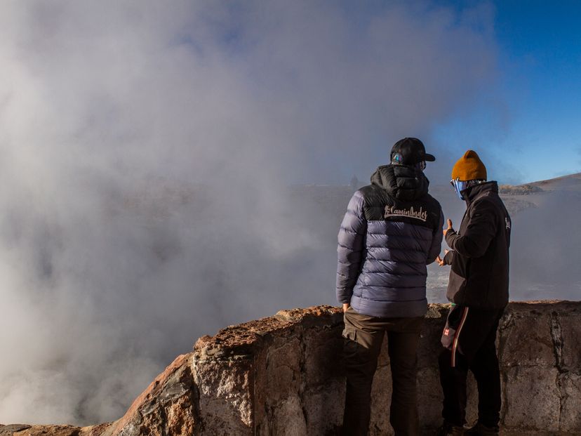 "TATIO GEYSERS + PURITAMA HOT SPRINGS" PREMIUM Tour, San Pedro de Atacama, Chile. 