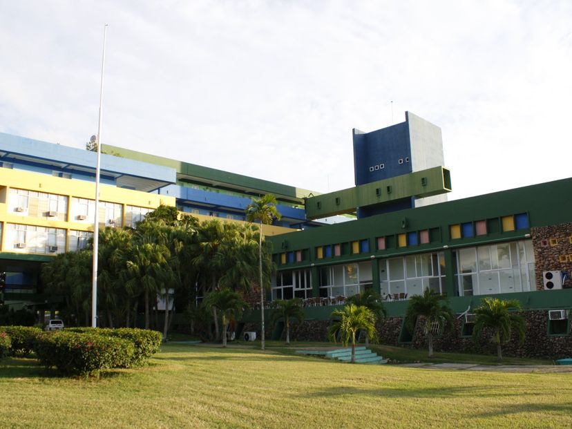 Panoramic hotel view