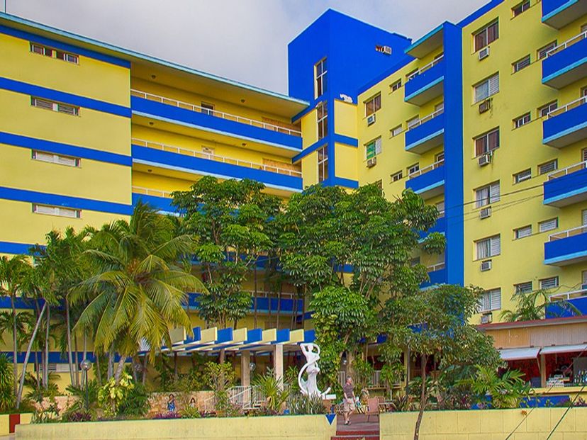 Panoramic aparthotel view