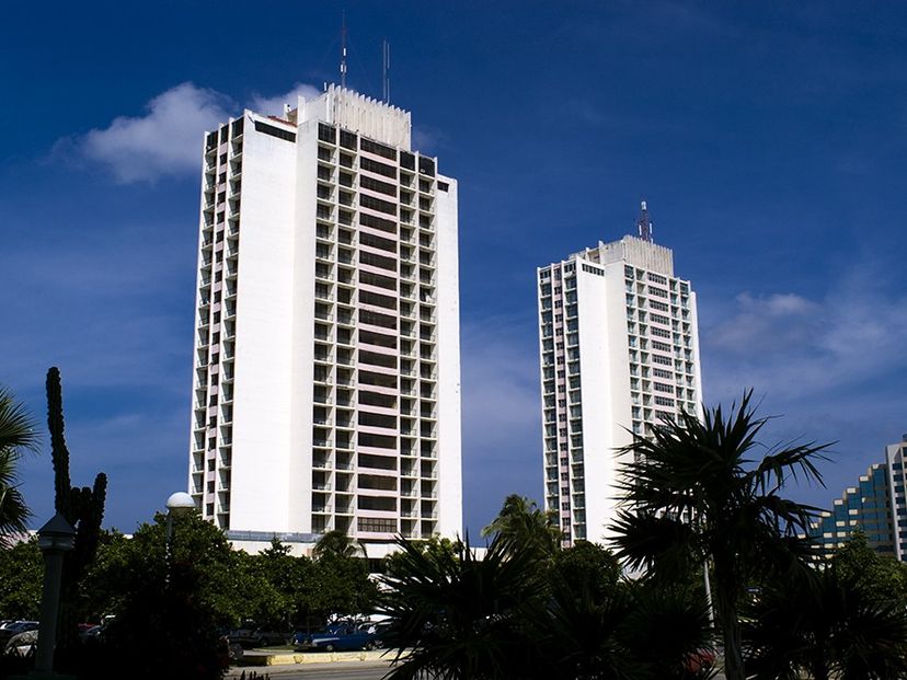 Panoramic hotel view