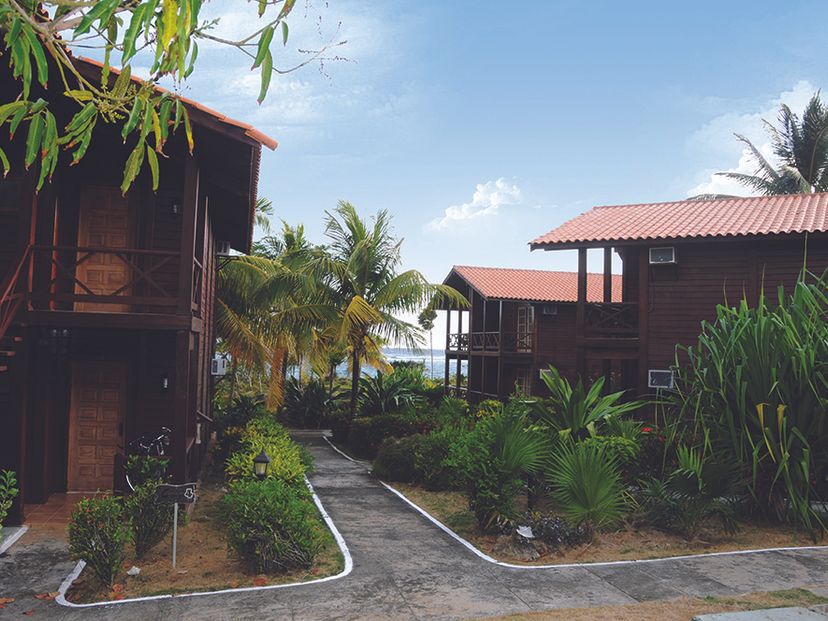 Panoramic villa view
