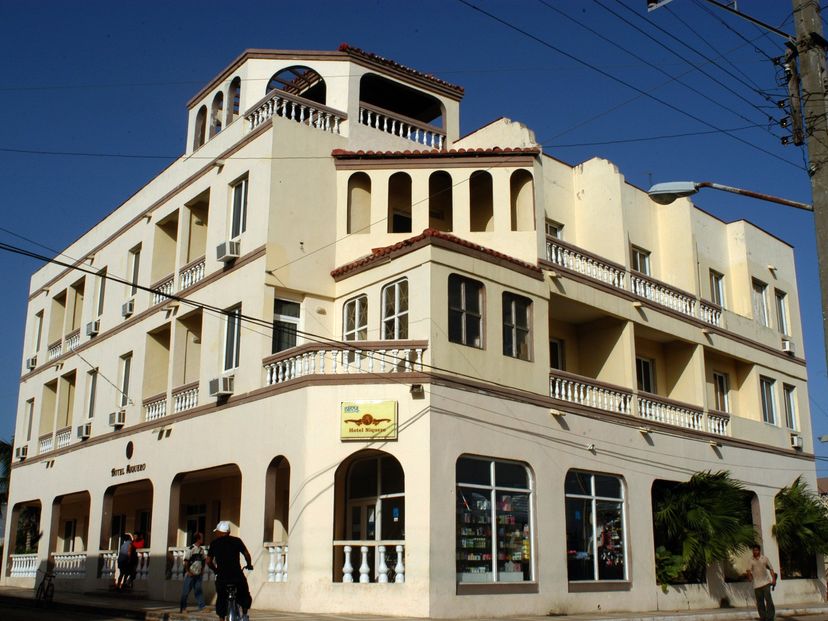 Panoramic hotel view