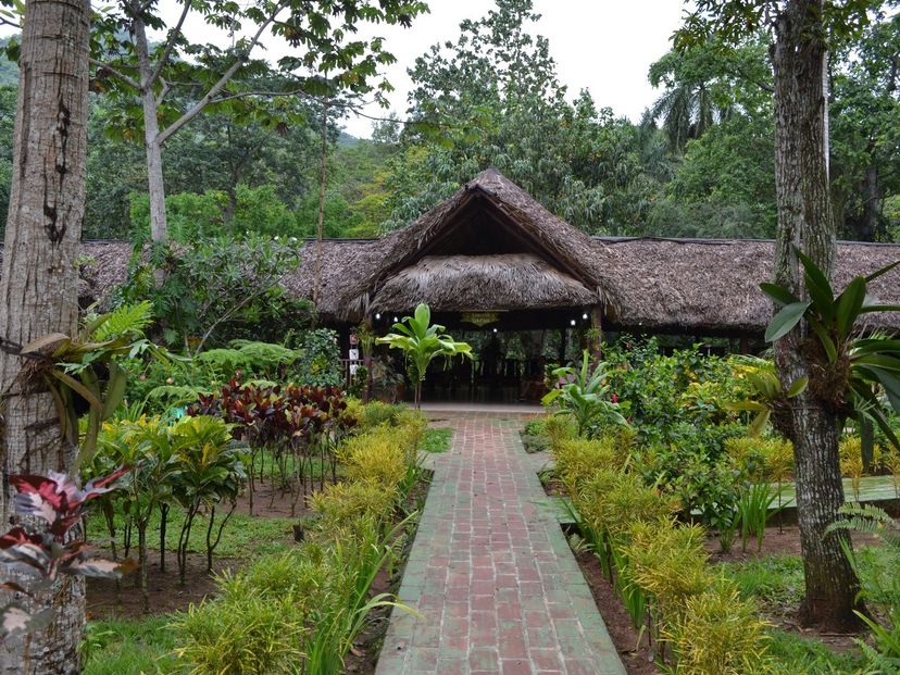 Panoramic farm view