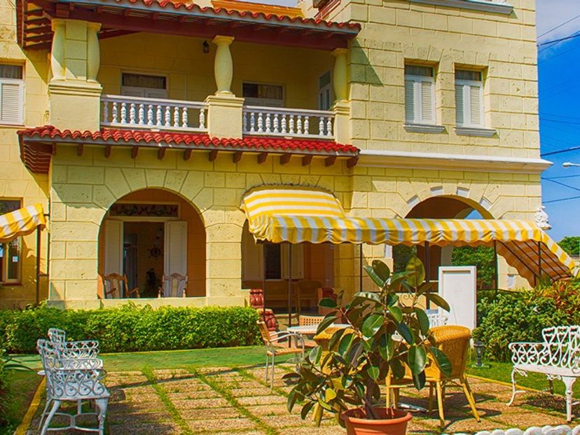 Panoramic hotel view