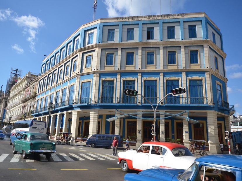 Panoramic hotel view