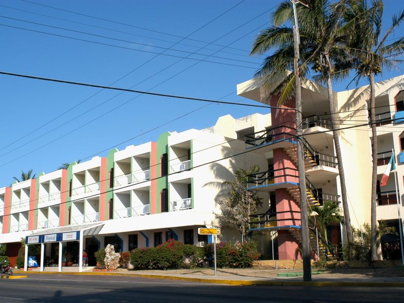 Panoramic hotel view