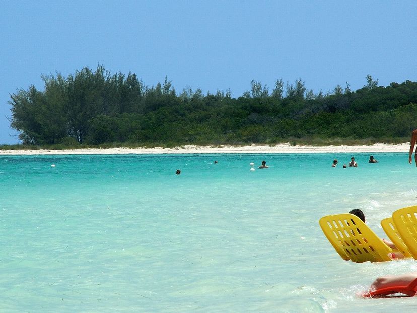 Panoramic beach view