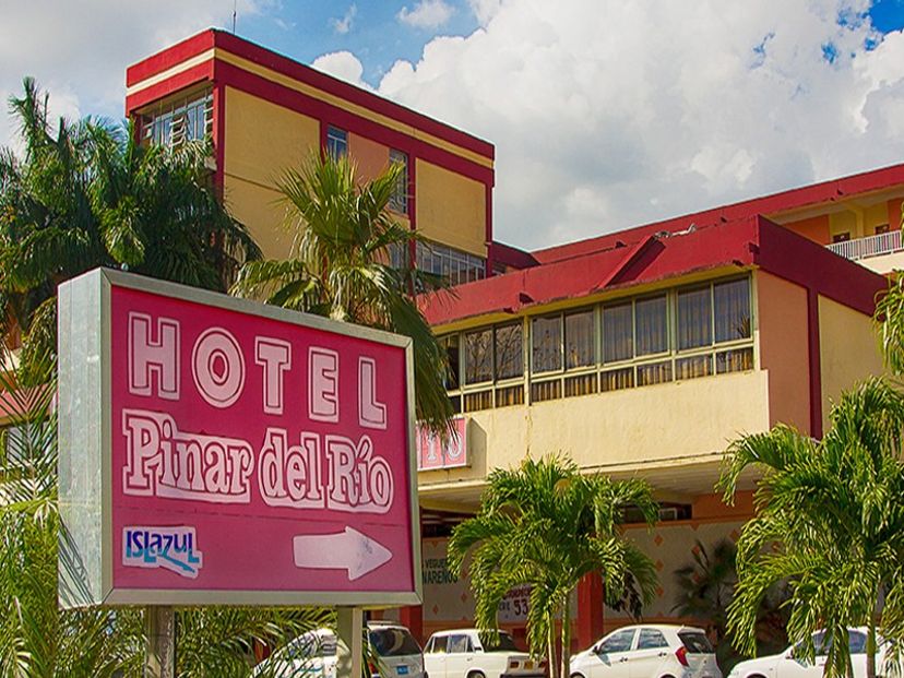 Panoramic hotel view