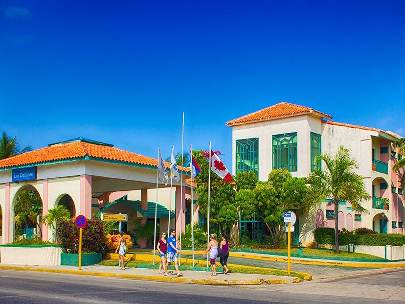 Panoramic hotel view