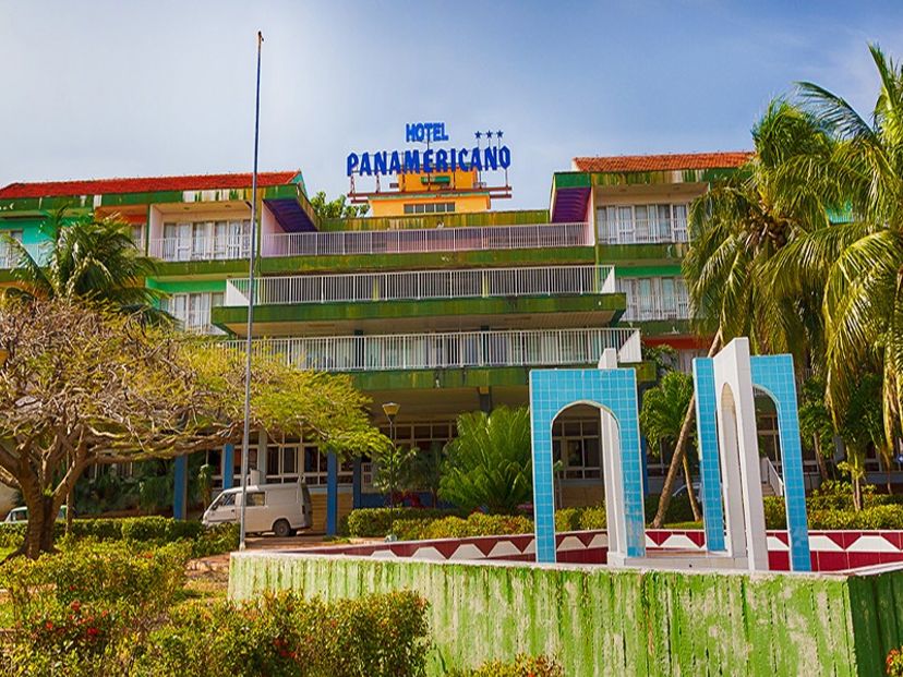 Panoramic hotel view