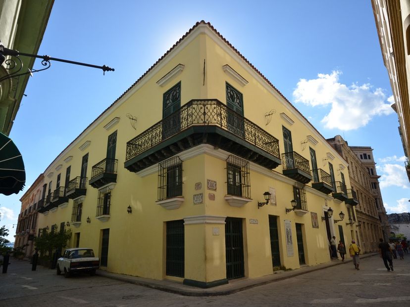 Panoramic hostel view
