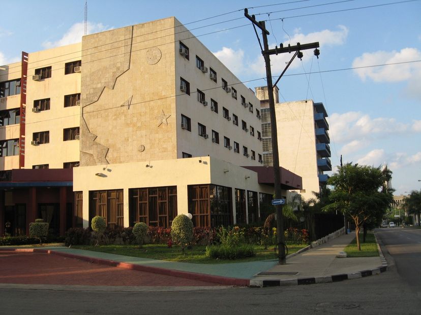 Panoramic hotel view