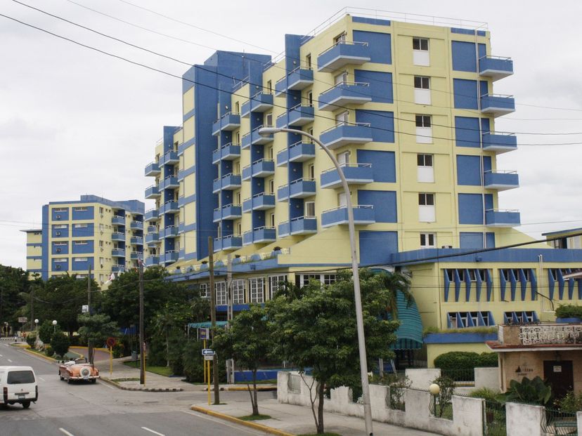 Panoramic hotel view