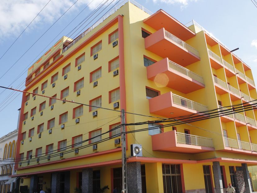 Panoramic hotel view