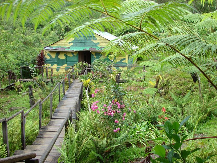 La Platica Ecolodge panoramic view, Sierra Maestra, Granma