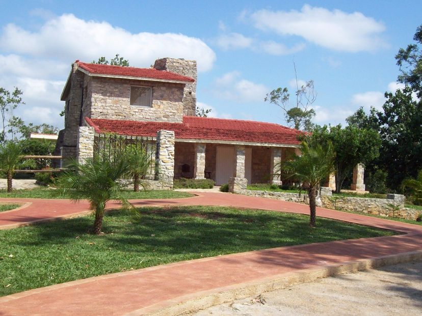 Panoramic farm view
