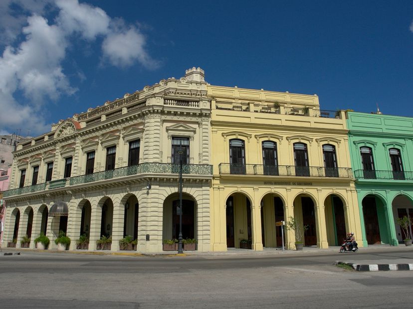 Panoramic hotel view