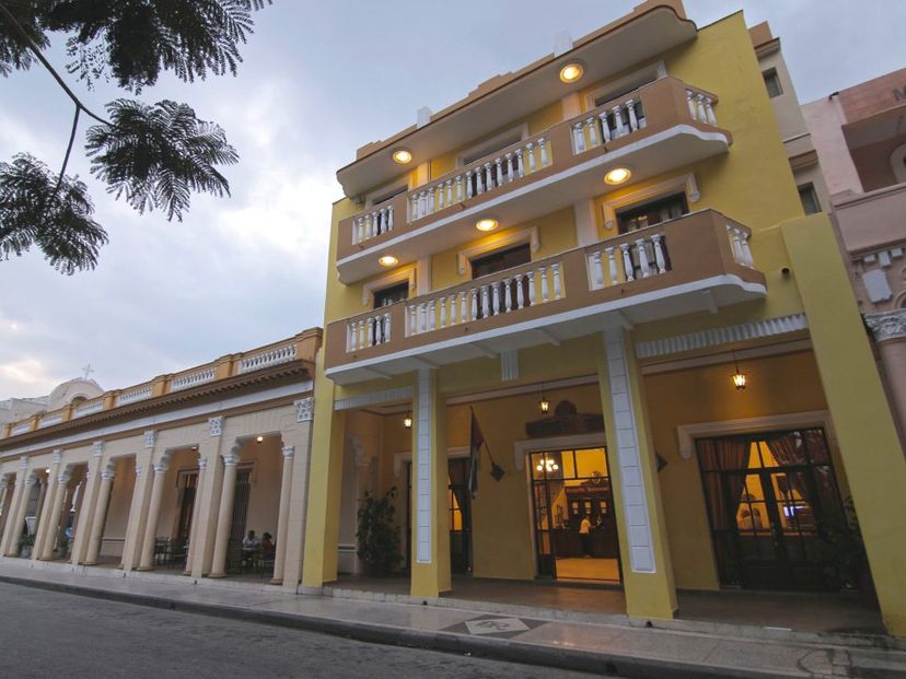 Panoramic hotel view