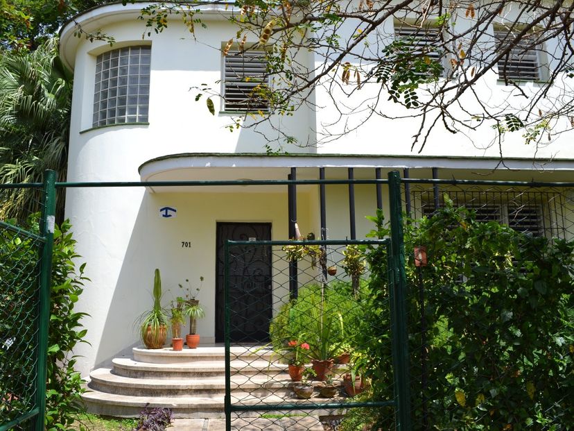 Panoramic house view