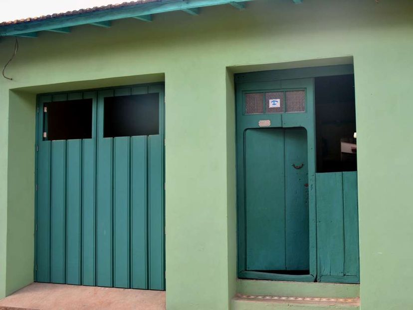 House's entrance view
