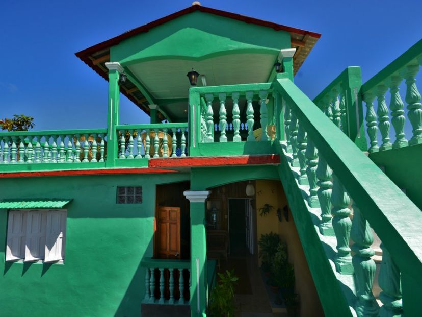 Panoramic house view