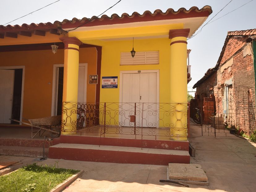 Panoramic house view