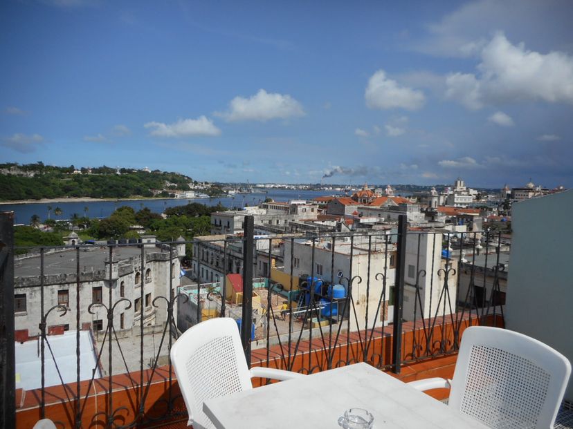 Panoramic house view
