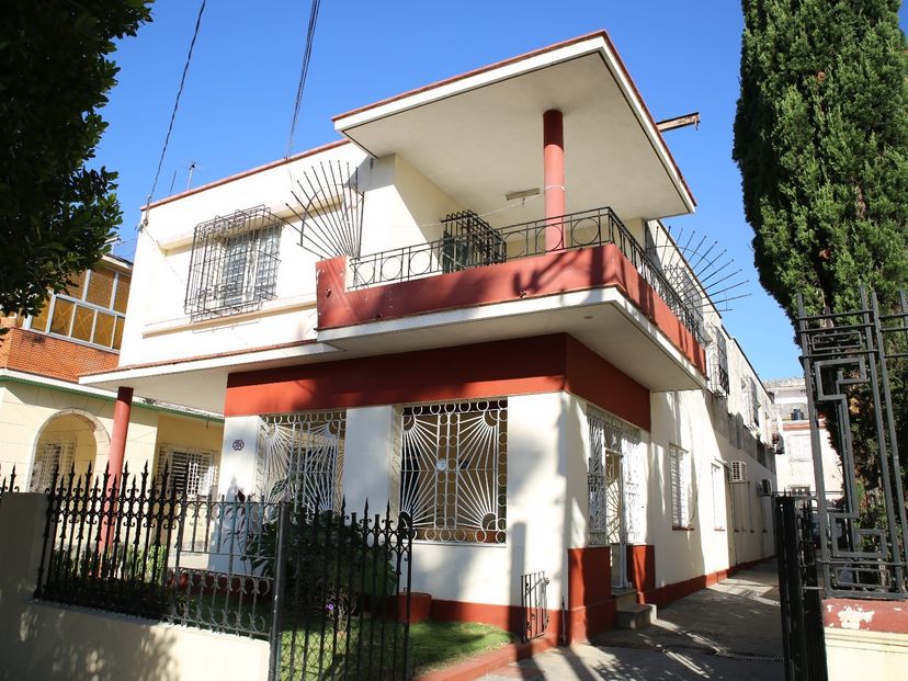 Panoramic house view
