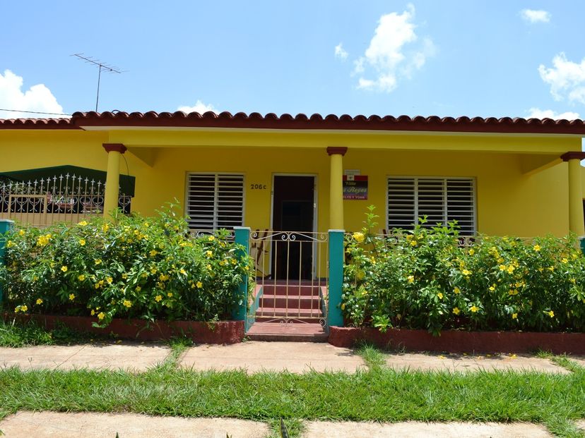Panoramic house view