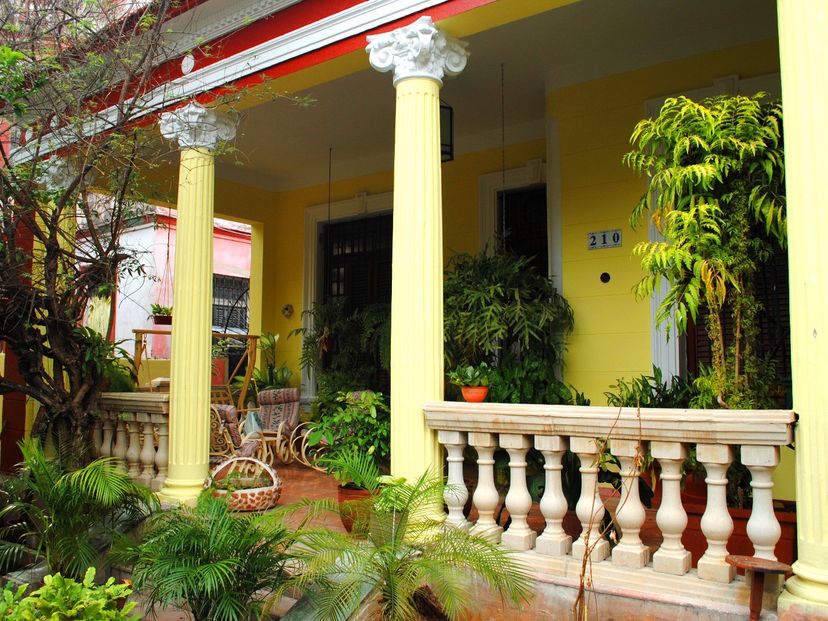 Panoramic house view