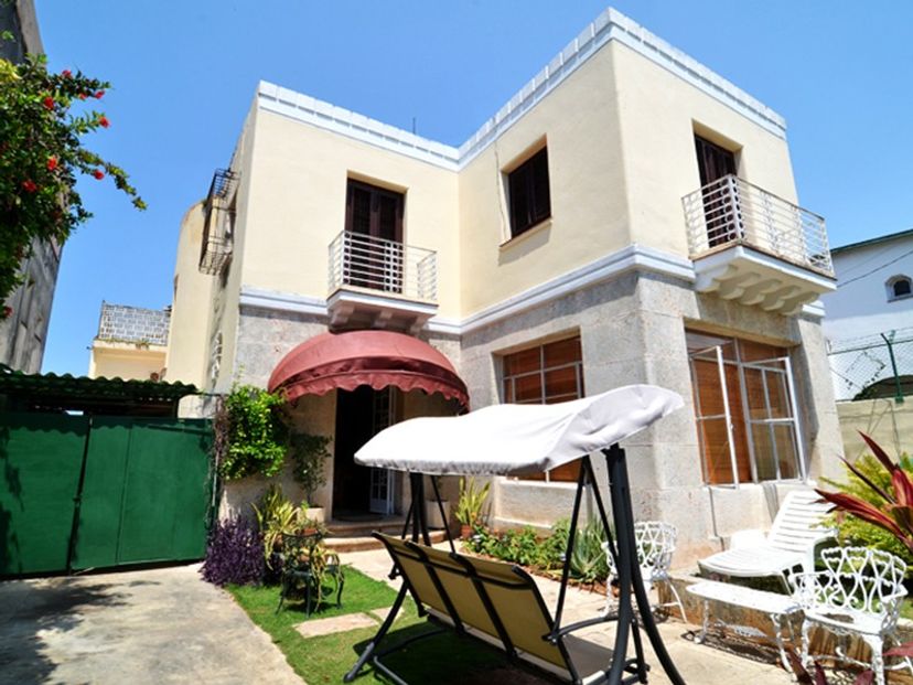 Panoramic house view