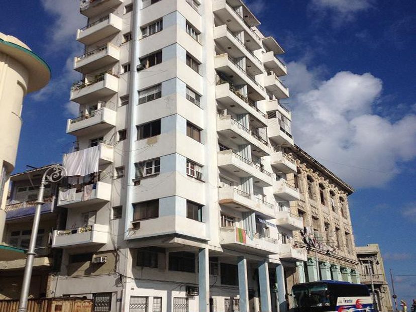 Panoramic apartment view