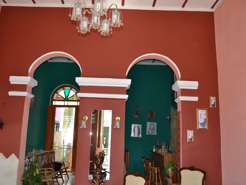 Panoramic house view