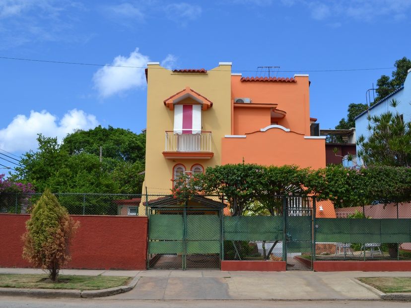 Panoramic house view