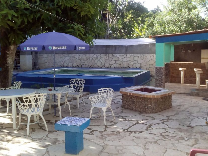 House's inside patio view