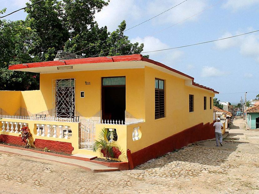 House's and Trinidad old city panoramic view, Sancti Spíritus