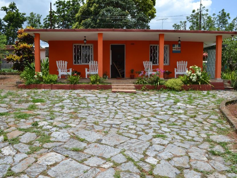 Panoramic house view