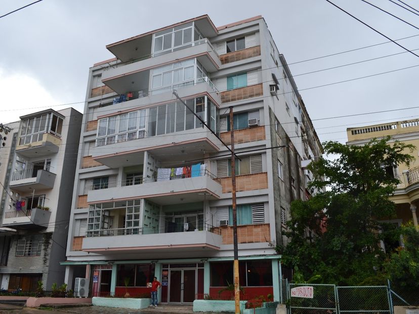 Panoramic apartment view