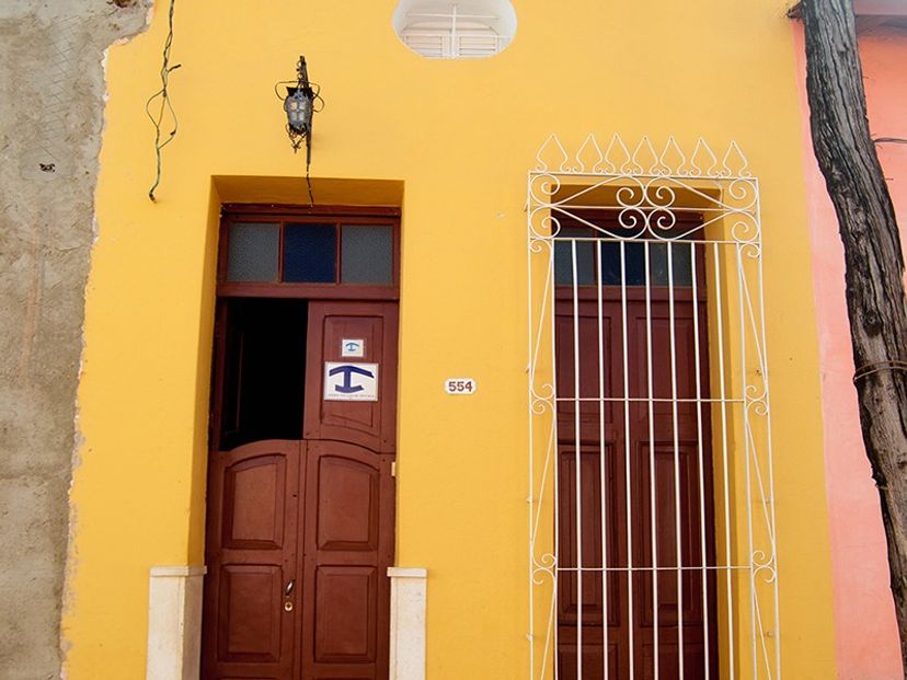 Panoramic house view