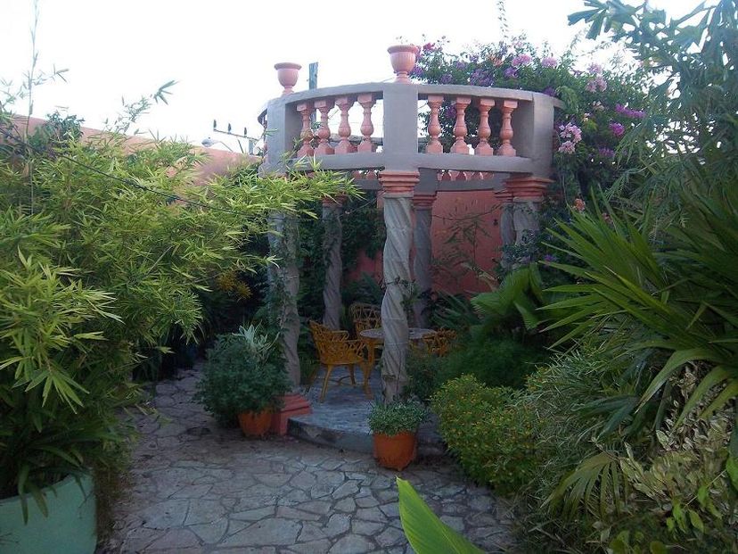 House's inside patio view
