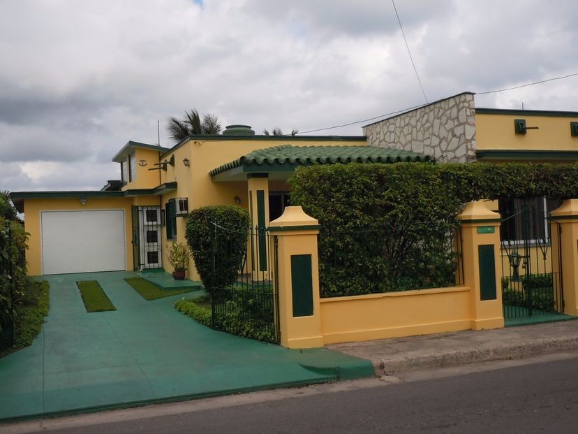 Panoramic house view