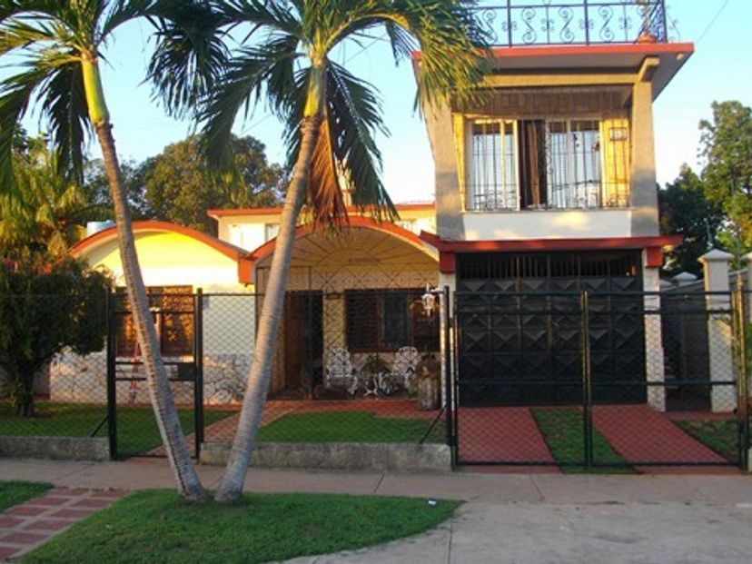 Panoramic house view