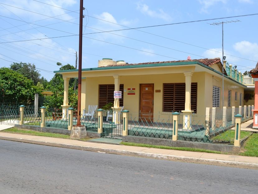 Panoramic house view