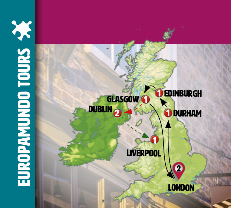 UNITED KINGDOM AND IRELAND Group Tour.